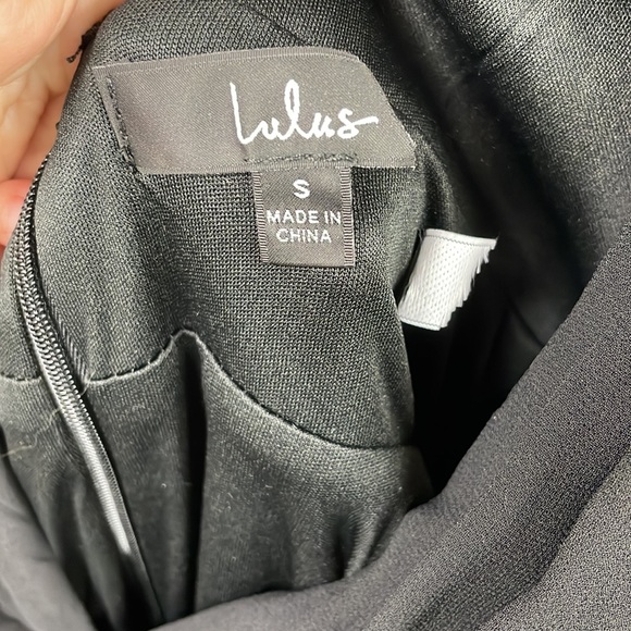 Lulu's NWOT Heavenly Hues Black Maxi Dress - Picture 5 of 7